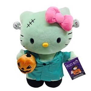 NWT Hello Kitty Halloween Frankenstein Plush